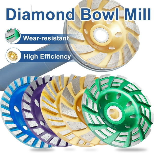 100mm 4" Diamond Segment Grinding Wheel Disc Grinder Cup Concrete Stone Cut